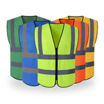 Gilet de sécurité haute visibilité à bandes réfléchissantes