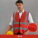 Gilet de sécurité haute visibilité à bandes réfléchissantes